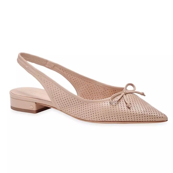 kate spade Shoes - Kate Spade - Veronica Perforated Leather
Slingback Flats Size 7.5 B